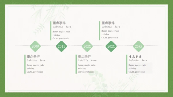 春天放风筝通用PPT模板