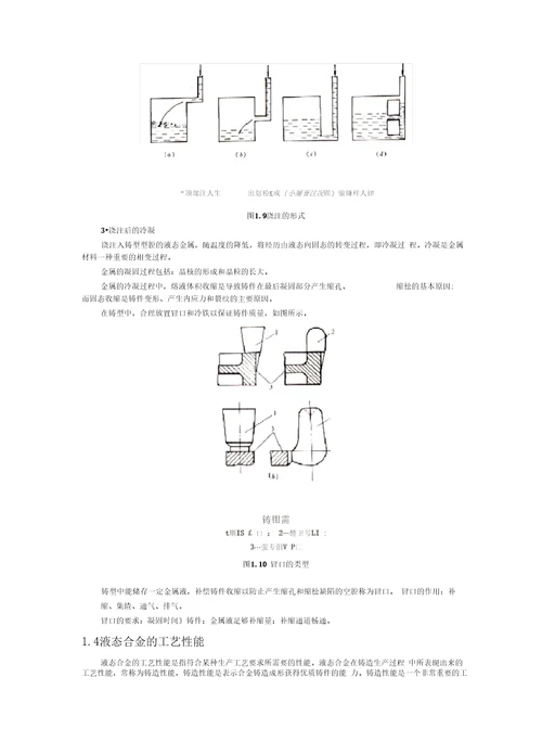 金属材料的液态成型