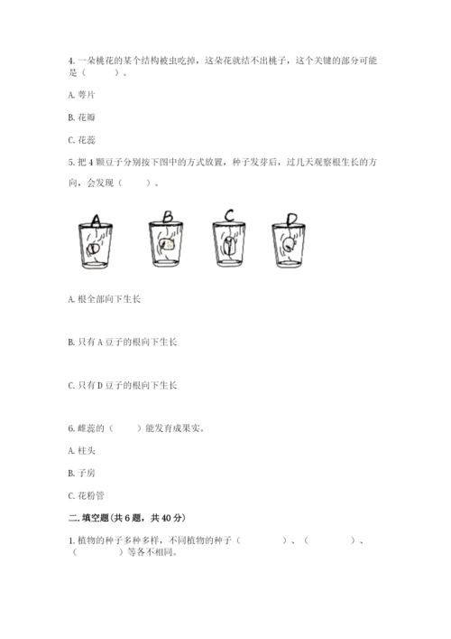 科学四年级下册第一单元《植物的生长变化》测试卷带答案（轻巧夺冠）.docx