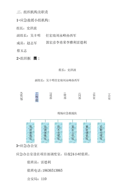 物体打击应急救援预案