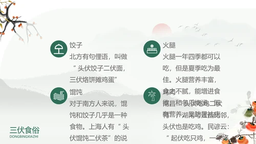 冬病夏治中医康养理疗通用PPT课件模板