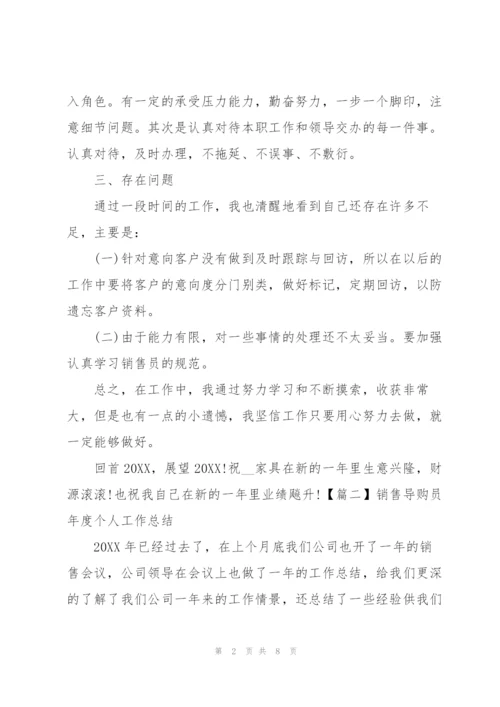 销售导购员年度个人工作总结3篇.docx