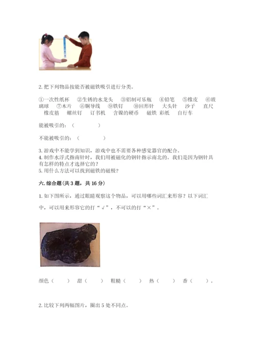 教科版小学科学二年级下册 期末测试卷【b卷】.docx
