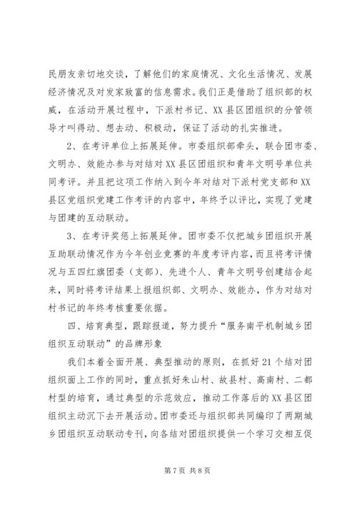 团市委青农工作汇报材料 (8).docx