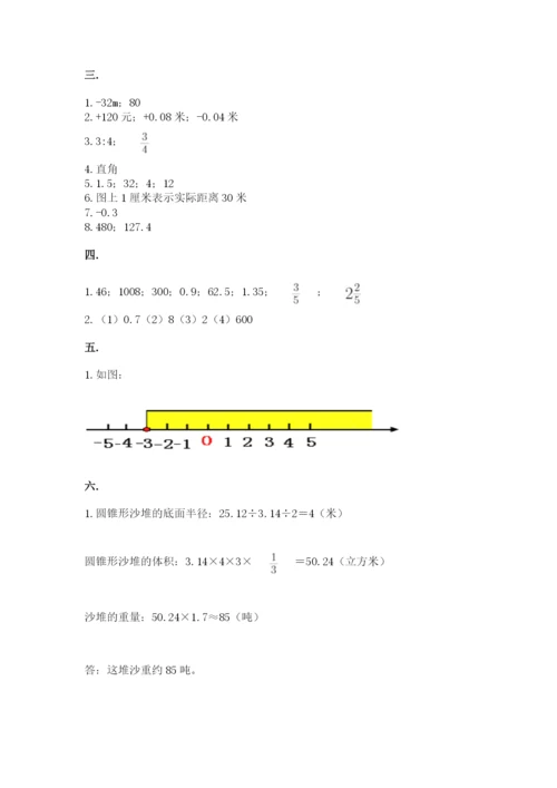 苏教版数学六年级下册试题期末模拟检测卷【典型题】.docx