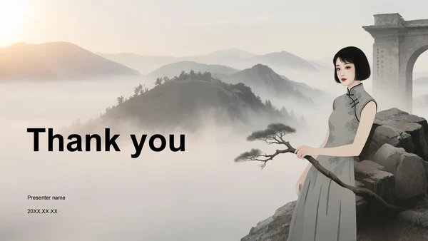 灰色复古风巾帼英雄赵一曼生平简介PPT主题