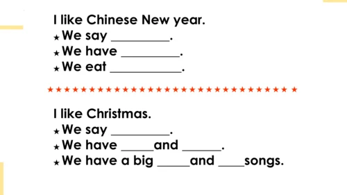 Module 10 Unit 2 We have Christmas  课件(共28张PPT)