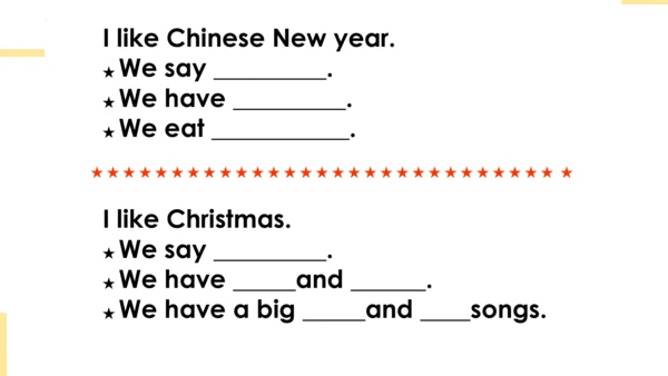 Module 10 Unit 2 We have Christmas  课件(共28张PPT)
