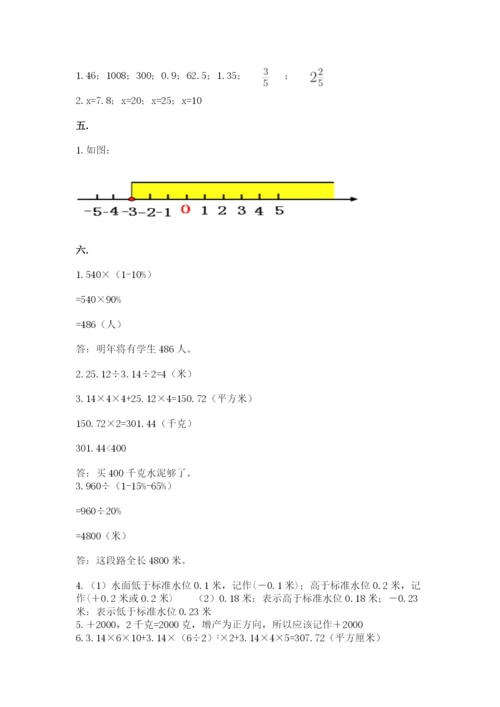 小学六年级升初中模拟试卷附答案ab卷.docx