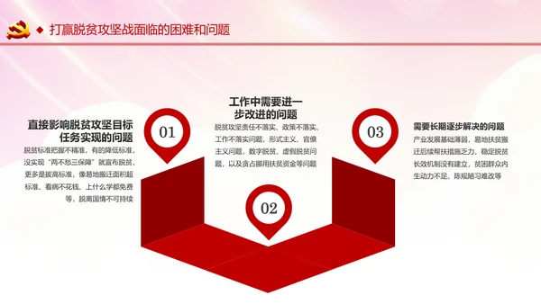 学习解读两不愁三保障打赢脱贫攻坚战PPT模板