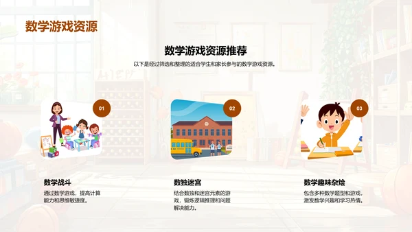 数学游戏讲座PPT模板