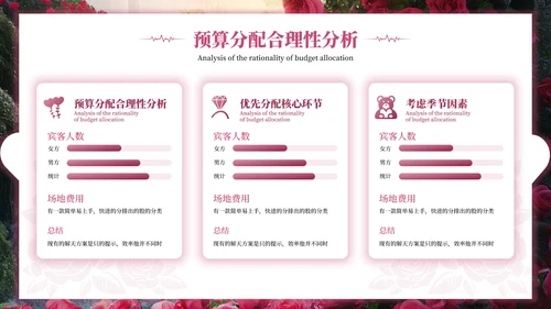 粉红色毛玻璃520情人节PPT模板