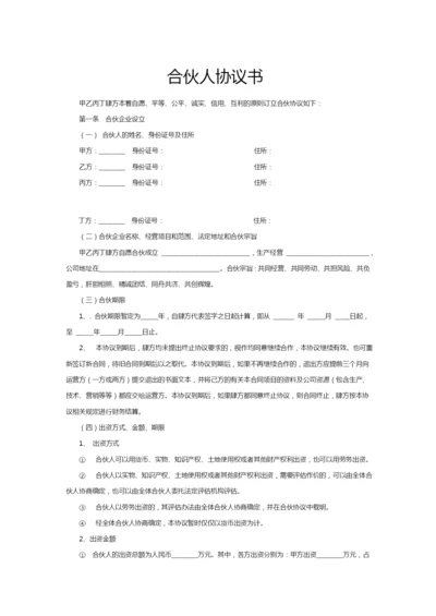 合伙人协议书.docx