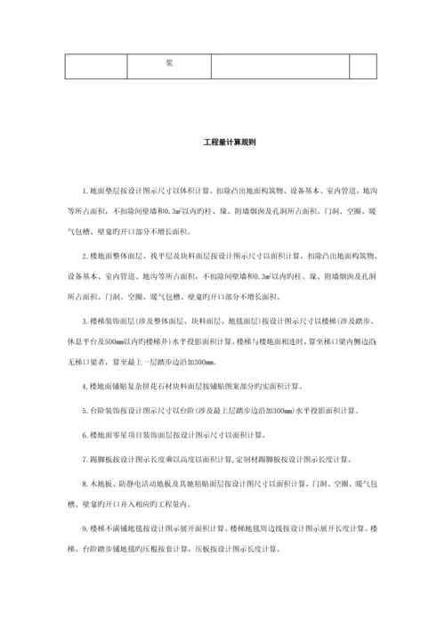 福建省优质建筑装饰装修关键工程消耗量定额.docx