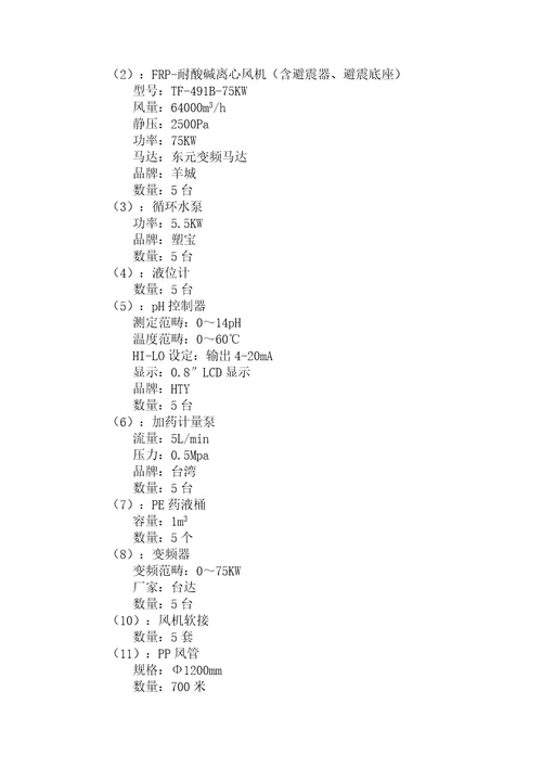 酸雾废气专题方案