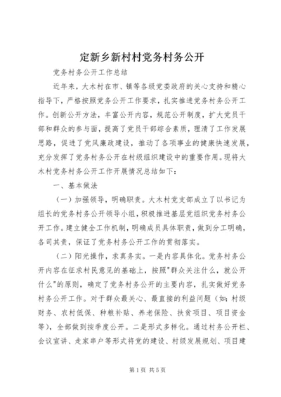 定新乡新村村党务村务公开 (3).docx