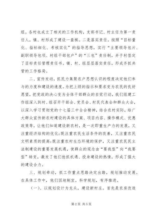 乡镇新农村建设总结.docx