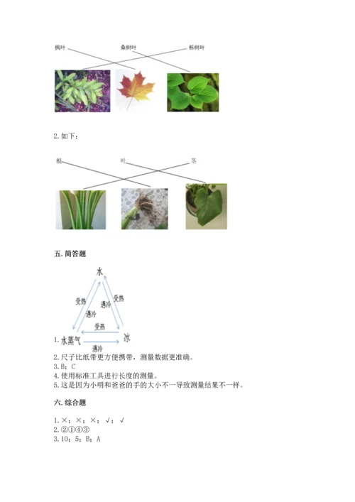 教科版一年级上册科学期末测试卷含答案（巩固）.docx