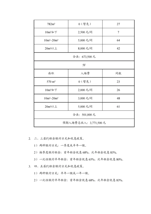商业大楼招商专题方案.docx