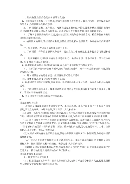 团的各类规章制度.docx