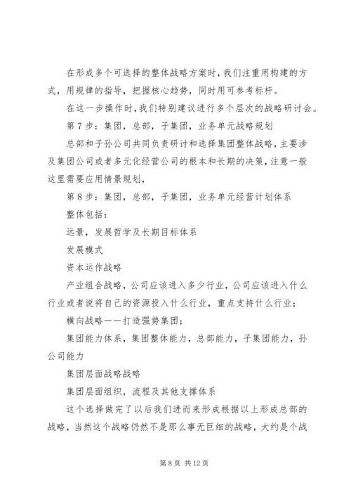 学习巨化集团十二五发展战略心得体会 (4).docx