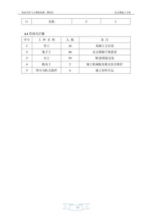 【建筑工程】海航学院高支模专项方案内容.docx