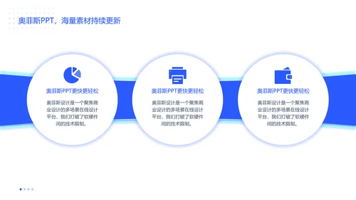 蓝色商务风企业咨询报告PPT