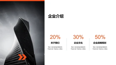 单色扁平3项企业介绍