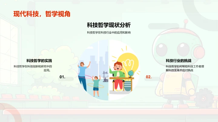 科技哲学讲座PPT模板