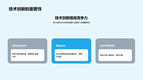 内河物流：科技赋能新篇章