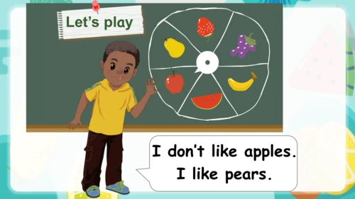 Unit 5 Do you like pears？ Part B Let's talk 课件(共33