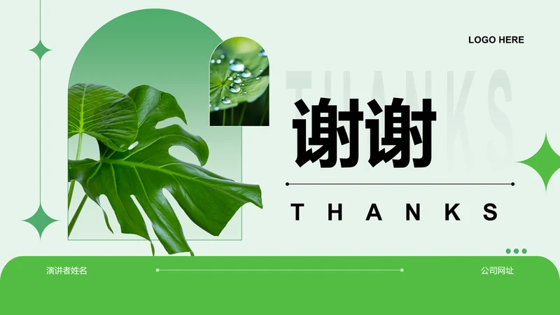 结尾页-园艺培训PPT