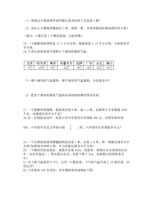 六年级小升初数学应用题50道（满分必刷）.docx