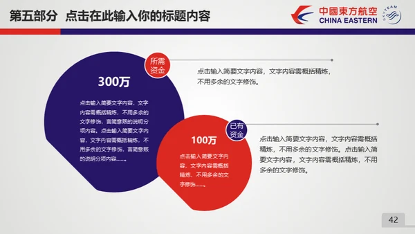 东方航空公司动态通用PPT模板