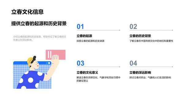 媒体传播立春文化PPT模板