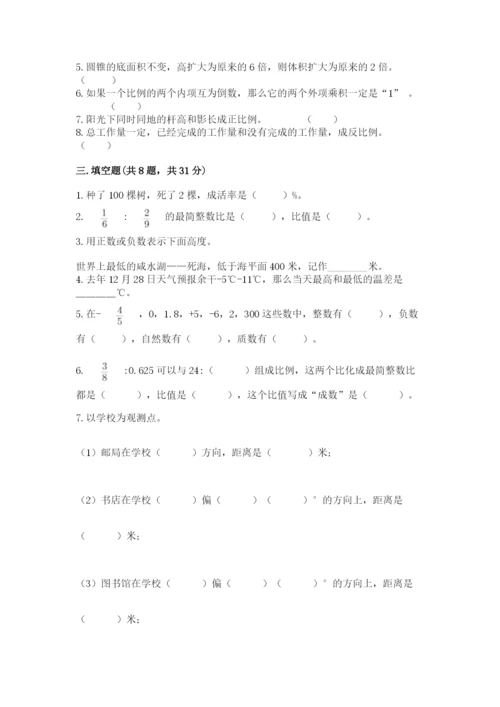 小升初数学期末测试卷（名校卷）word版.docx