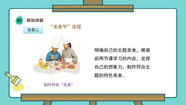 【人美版】美术  一年级上册  第四单元 3 小小美食节  课时课件