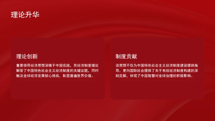 经济制度理论的创新和突破学习ppt课件