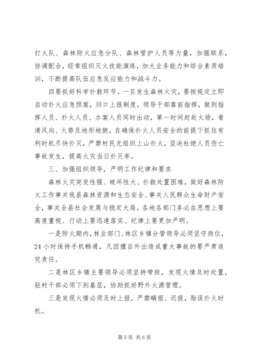 副县长在全县春季森林防火工作会议上的讲话.docx