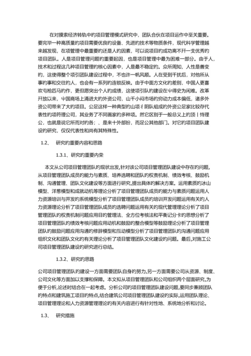 团队建设中的项目管理.docx