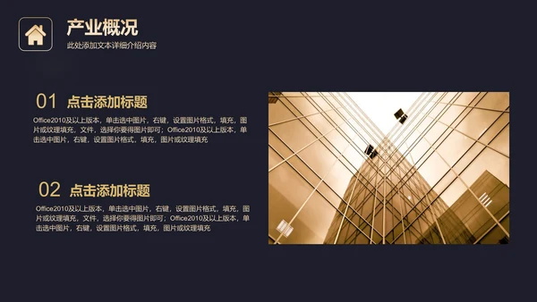 高端黑金商业计划书通用PPT模板