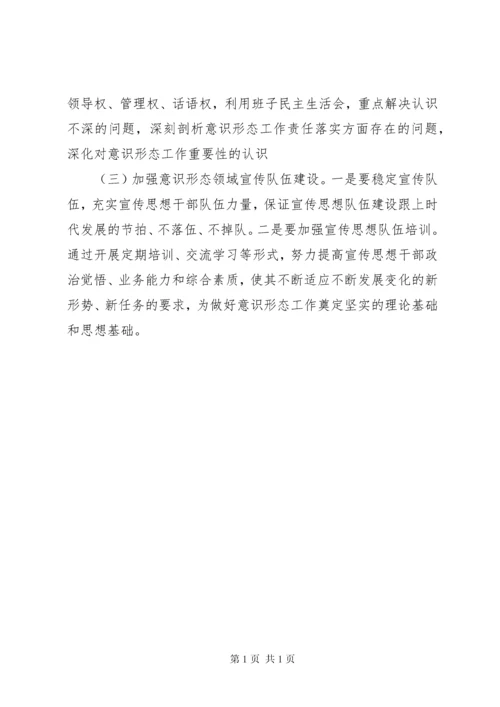 市场监督管理局关于贯彻落实意识形态工作责任制的情况报告.docx