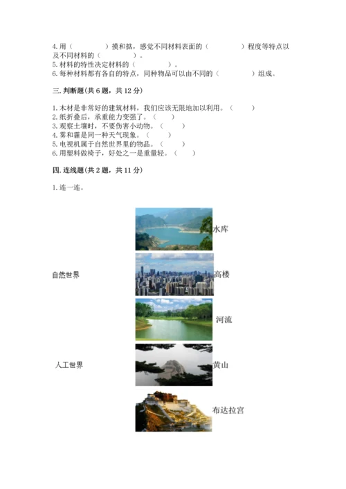 教科版科学二年级上册《期末测试卷》【基础题】.docx