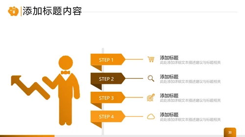 金色创业投资金融理财银行保险PPT模板