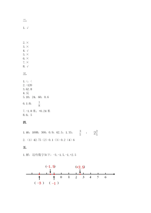 青岛版六年级数学下册期末测试题及参考答案【轻巧夺冠】.docx