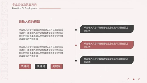 手绘卡通大学生职业生涯规划ppt