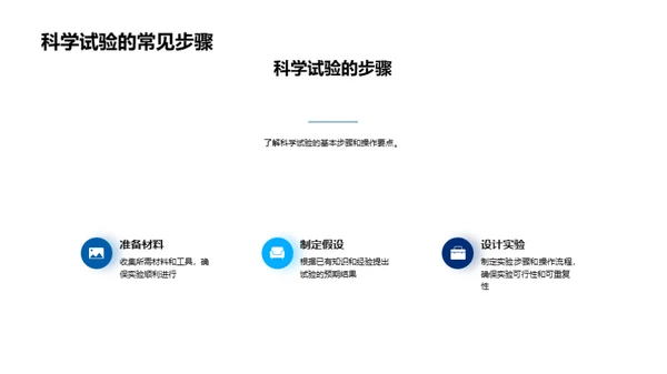 探索科学试验之旅