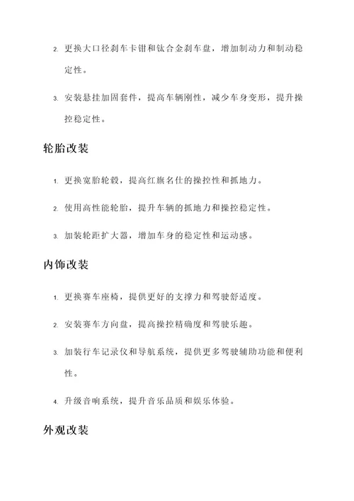 06款红旗名仕改装方案