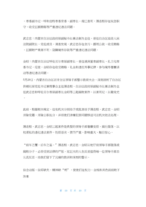 违法违纪典型案例剖析材料3篇.docx