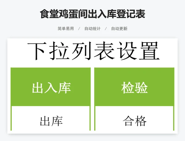 食堂鸡蛋间出入库登记表